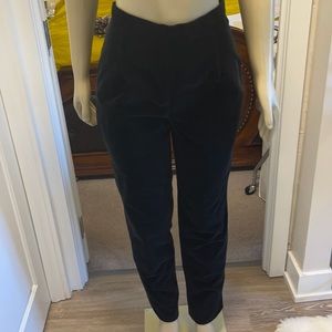 Beautiful black cotton pants that gives the look of velvet. Size 8 straight leg.